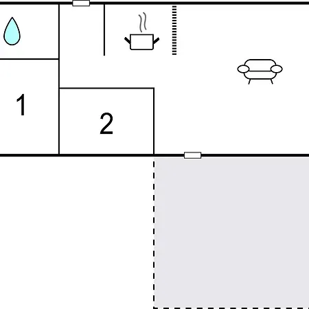 Two-bedroom In 別荘 Pandrup